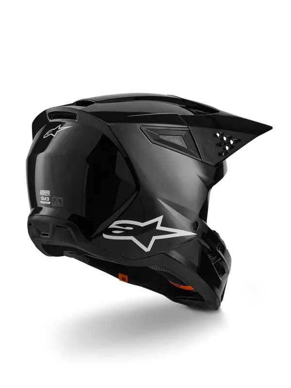 Casque Alpinestars SM3 noir brillant M - vue 3