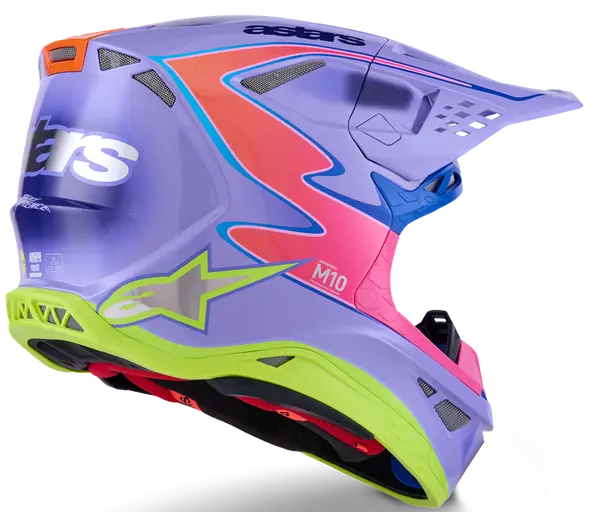 Casque ALPINESTARS SM10 Jett Pourpre/Rose M - vue 2