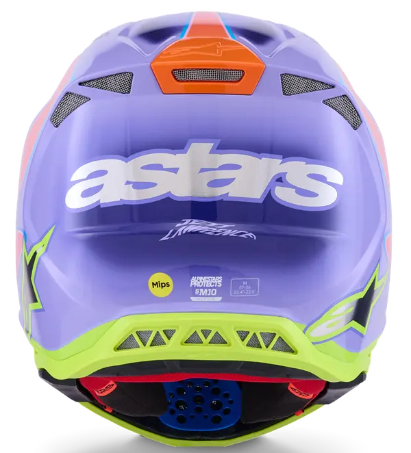 Casque ALPINESTARS SM10 Jett Pourpre/Rose M - vue 4