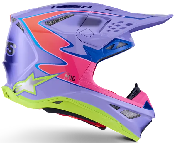 Casque ALPINESTARS SM10 Jett Pourpre/Rose M - vue 7