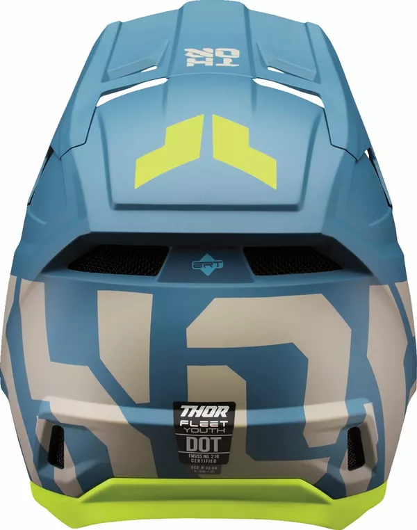 Casque THOR Fleet YTH Forge Blue S - vue 3