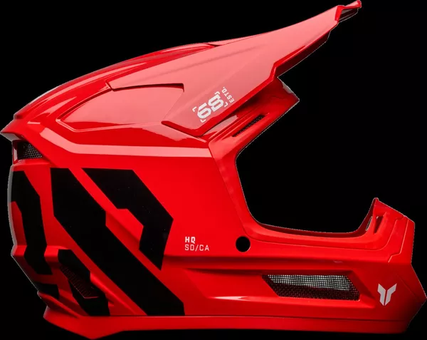 Casque intégral Thor Fleet Youth Forge rouge M - vue 2