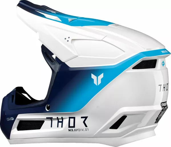 Casque THOR Fleet Youth Storm WH/NV M - vue 4