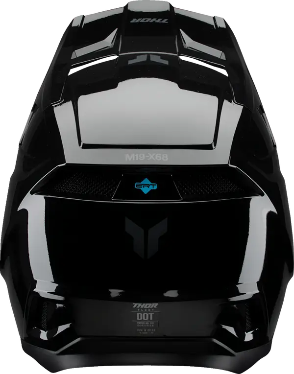 Casque THOR Fleet Youth Blackout GL - vue 2