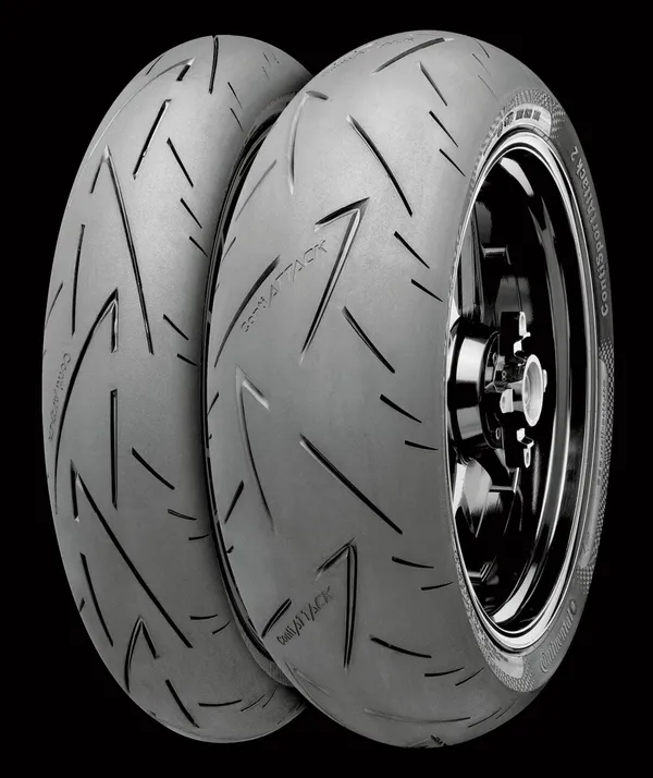 Pneu arrière Continental 120/70-17 58W TL CSA2 - vue 3