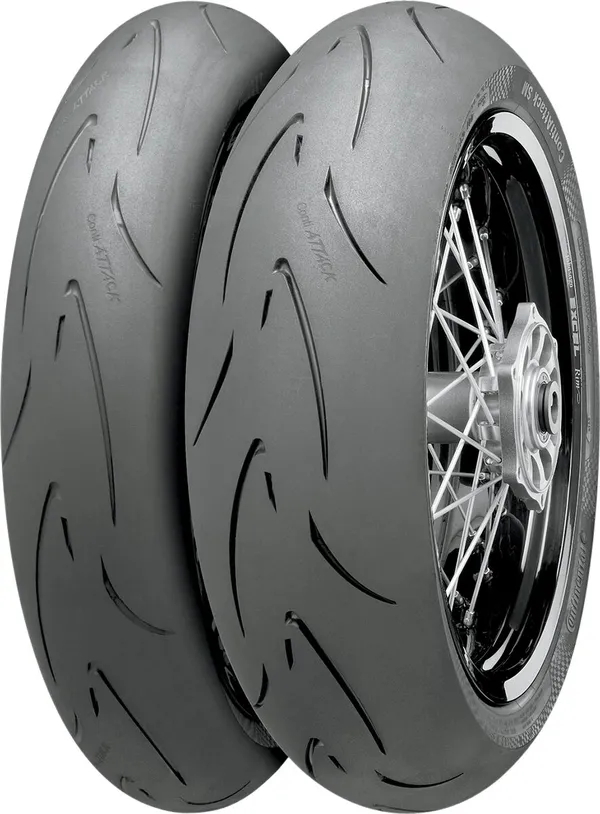 Pneu arrière Continental 120/70-17 58W TL CSA2 - vue 4
