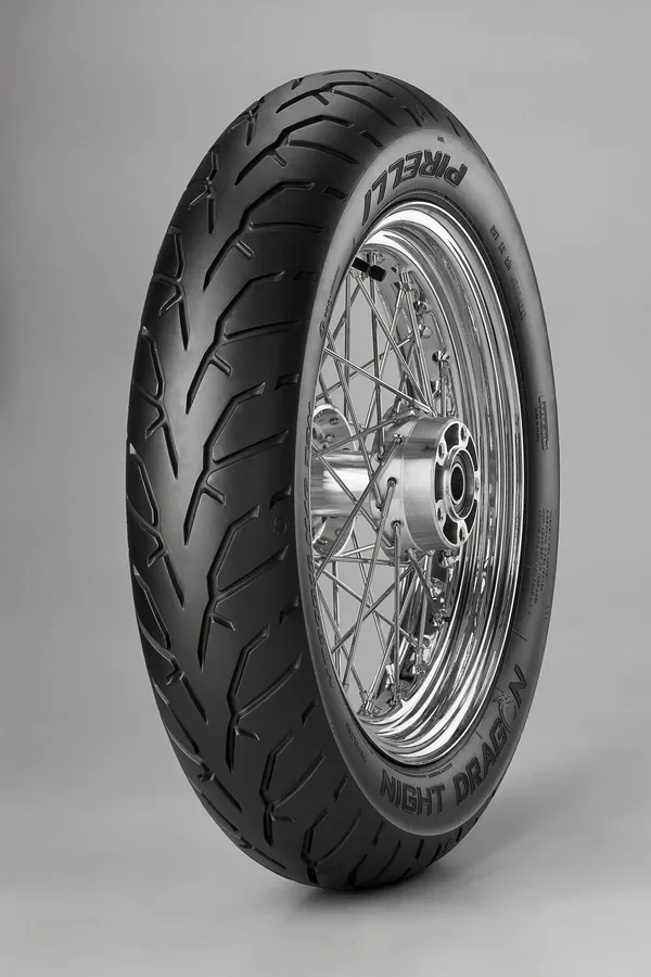 Pneu avant Pirelli Night Dragon 130/70R18 63V TL - vue 2