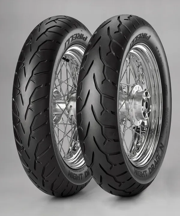 Pneu avant Pirelli Night Dragon 130/70R18 63V TL - vue 4