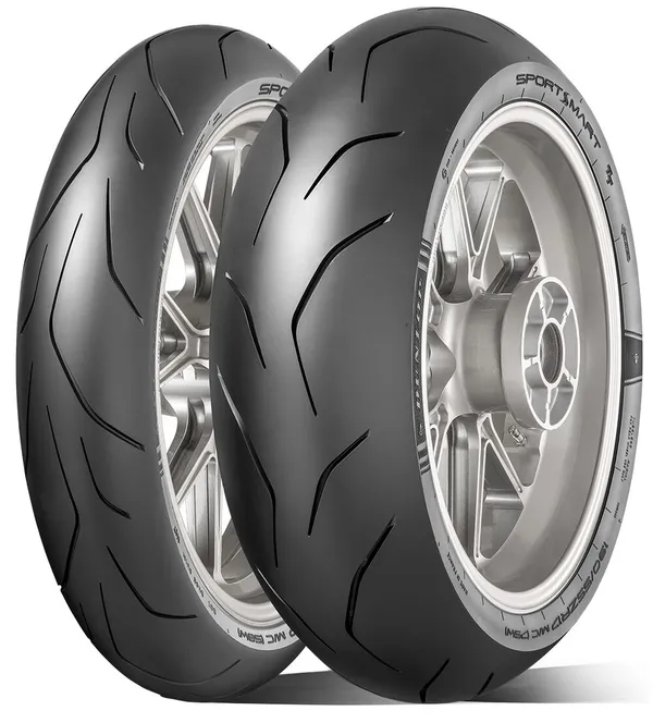 Pneu arrière Dunlop Sportsmart TT 180/55ZR17 73W TL - vue 2