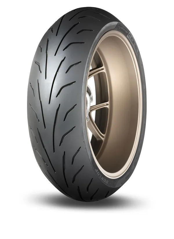 Pneu arrière Dunlop Qualifier Core 180/55ZR17 (73W) TL - vue 2