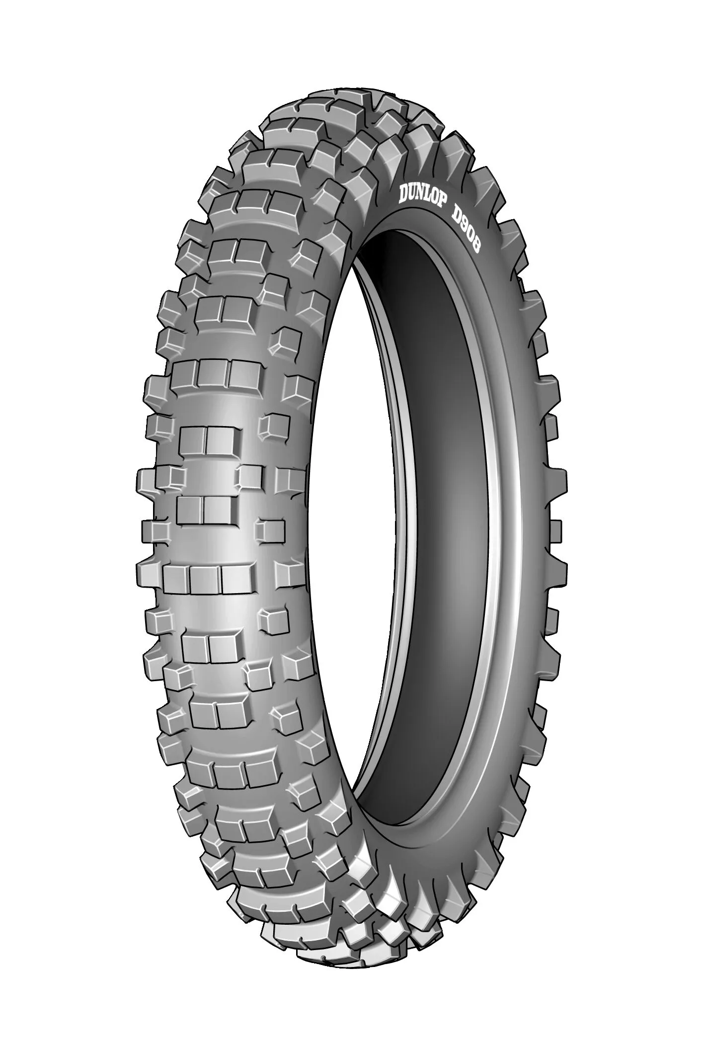 Pneu Dunlop D908RR 90/90-21 54S TT M+S Avant - vue 2