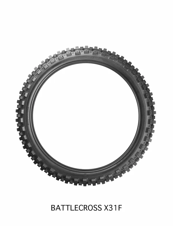 Pneu arrière Bridgestone Battlcross X31 80/100-21 NHS 51M TT - vue 4