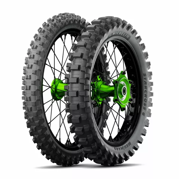 Pneu avant Michelin STCR 6 80/100-21 51M TT Medium/Hard - vue 2