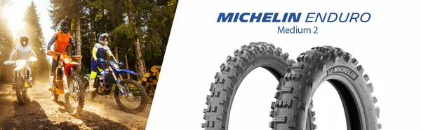 Pneu arrière Michelin 90/100-21 M/C 57R Enduro Medium 2 F TT - vue 3