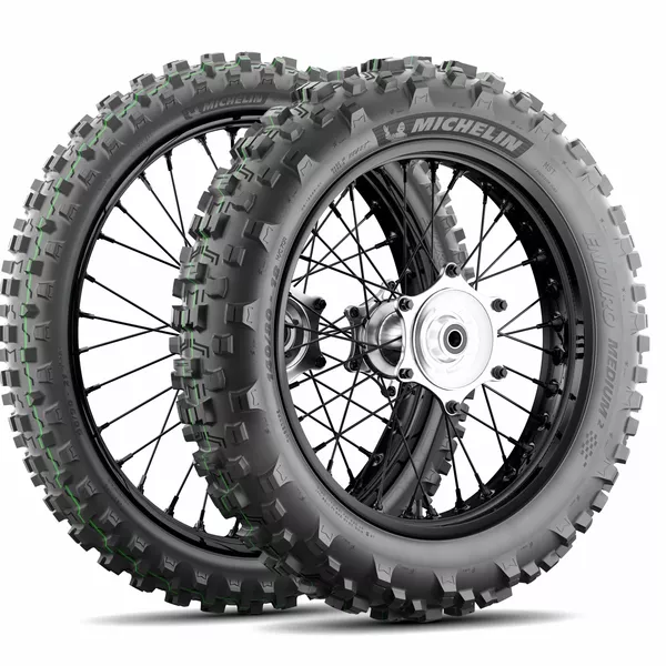 Pneu arrière Michelin 90/100-21 M/C 57R Enduro Medium 2 F TT - vue 4