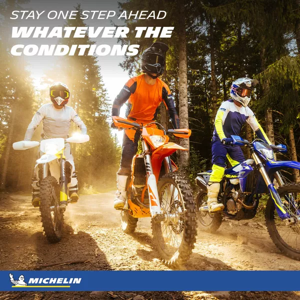 Pneu arrière Michelin 90/100-21 M/C 57R Enduro Medium 2 F TT - vue 5
