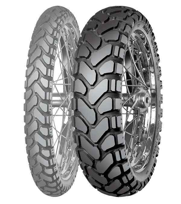 Pneu avant Mitas 100/90-19 57H TL/TT Enduro Trail M+S - vue 3