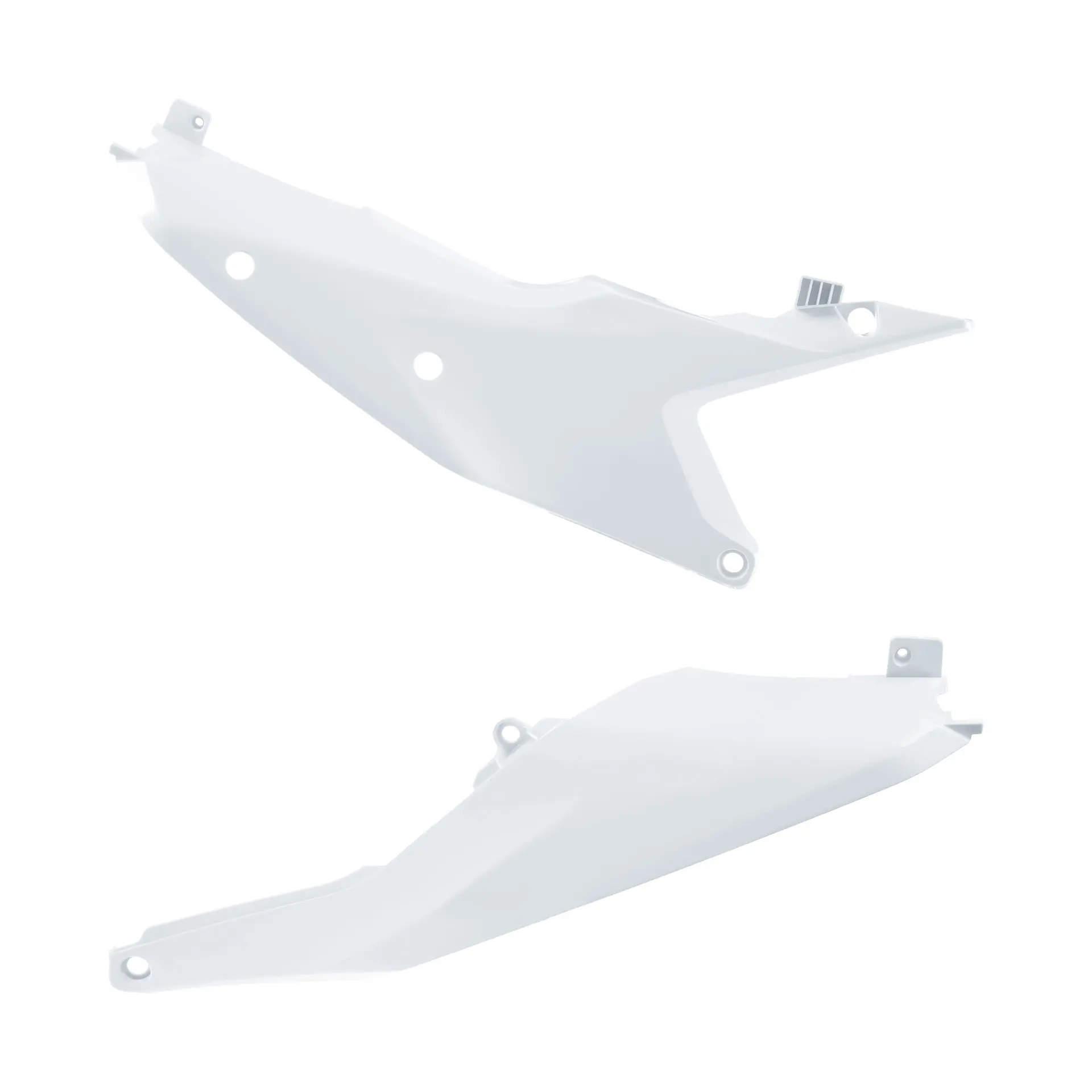Kit Plaques latérales Polisport blanc - vue 2