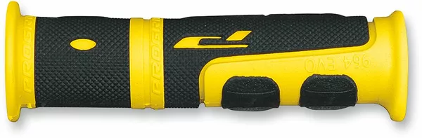 Caoutchouc de poignée ProGrip 964 noir/jaune ATV diamètre 22 mm longueur 125 mm fermé - vue 5