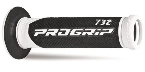 Revêtement poignée ProGrip 732 blanc/noir closed end 125 mm (la paire) - vue 5