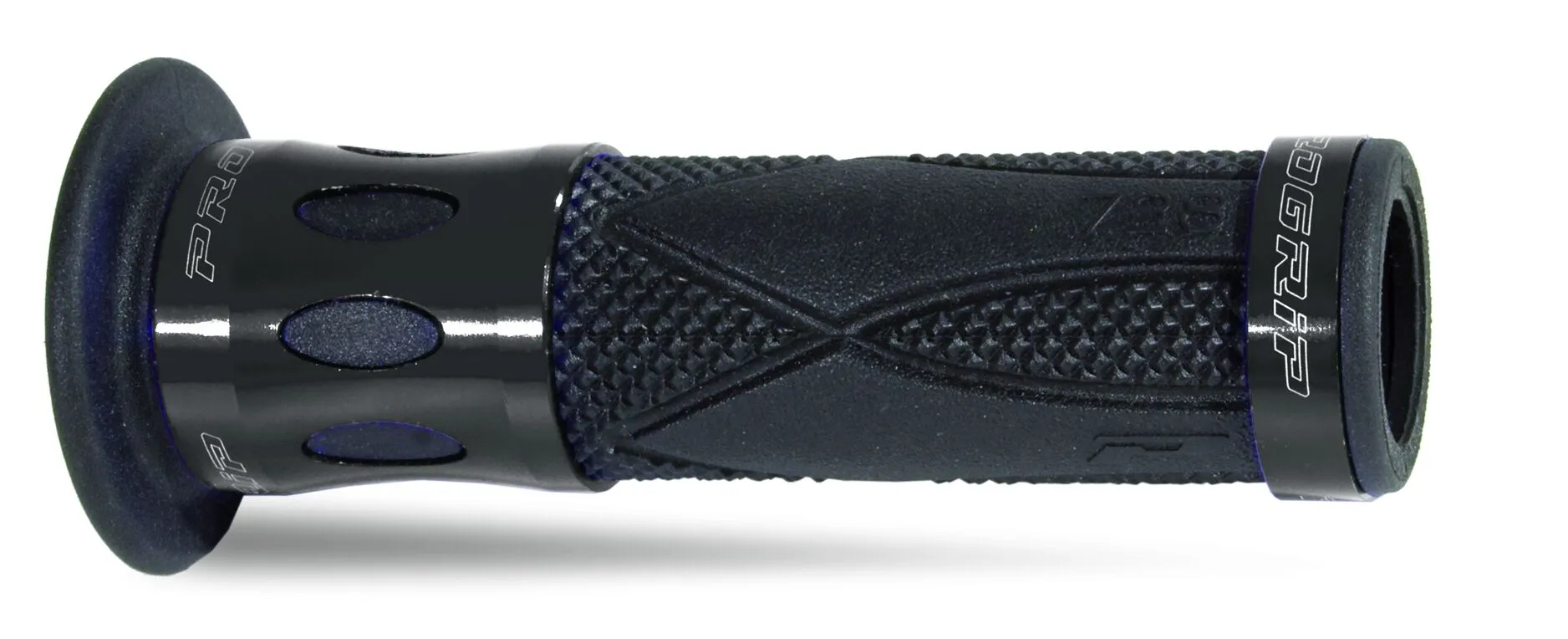 ProGrip Caoutchouc de Poignée 728 ATV Noir/Alu Diamètre 22 mm Longueur 122 mm Fermé - vue 2