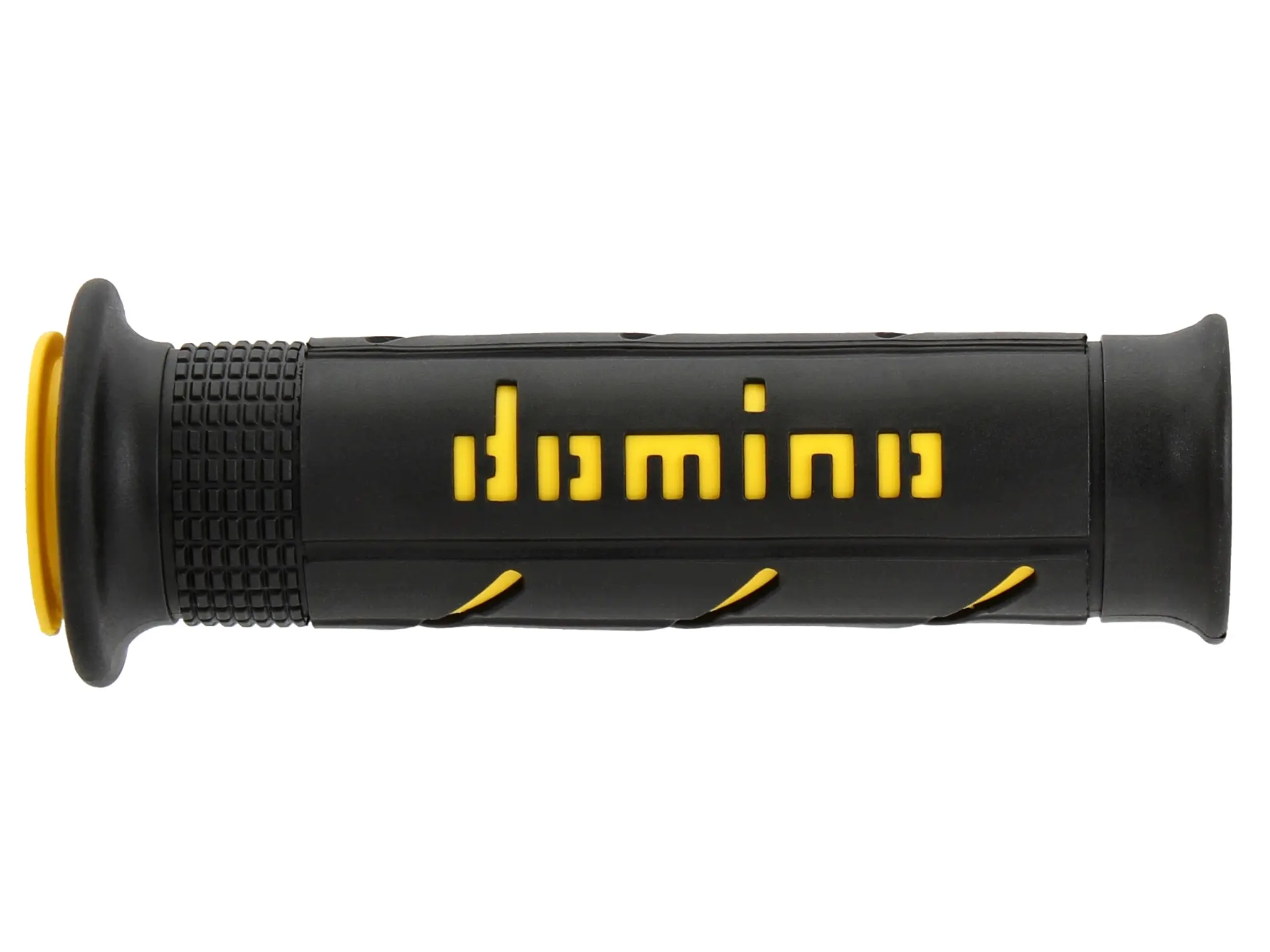 Revêtement poignée Domino Road bi-composants noir/jaune A250 open end 120-125 mm (la paire) - vue 2