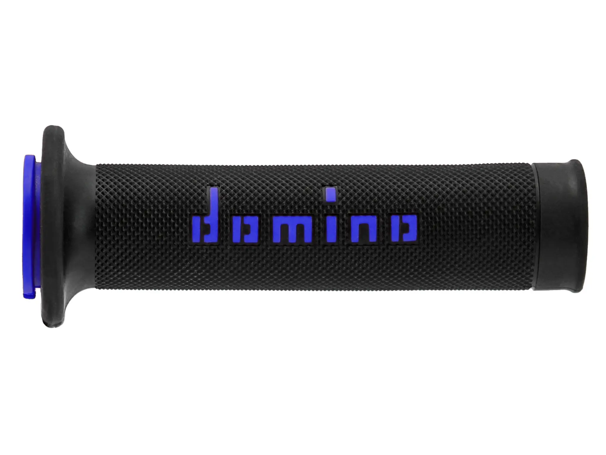 Gants de route Domino noir/bleu - vue 2