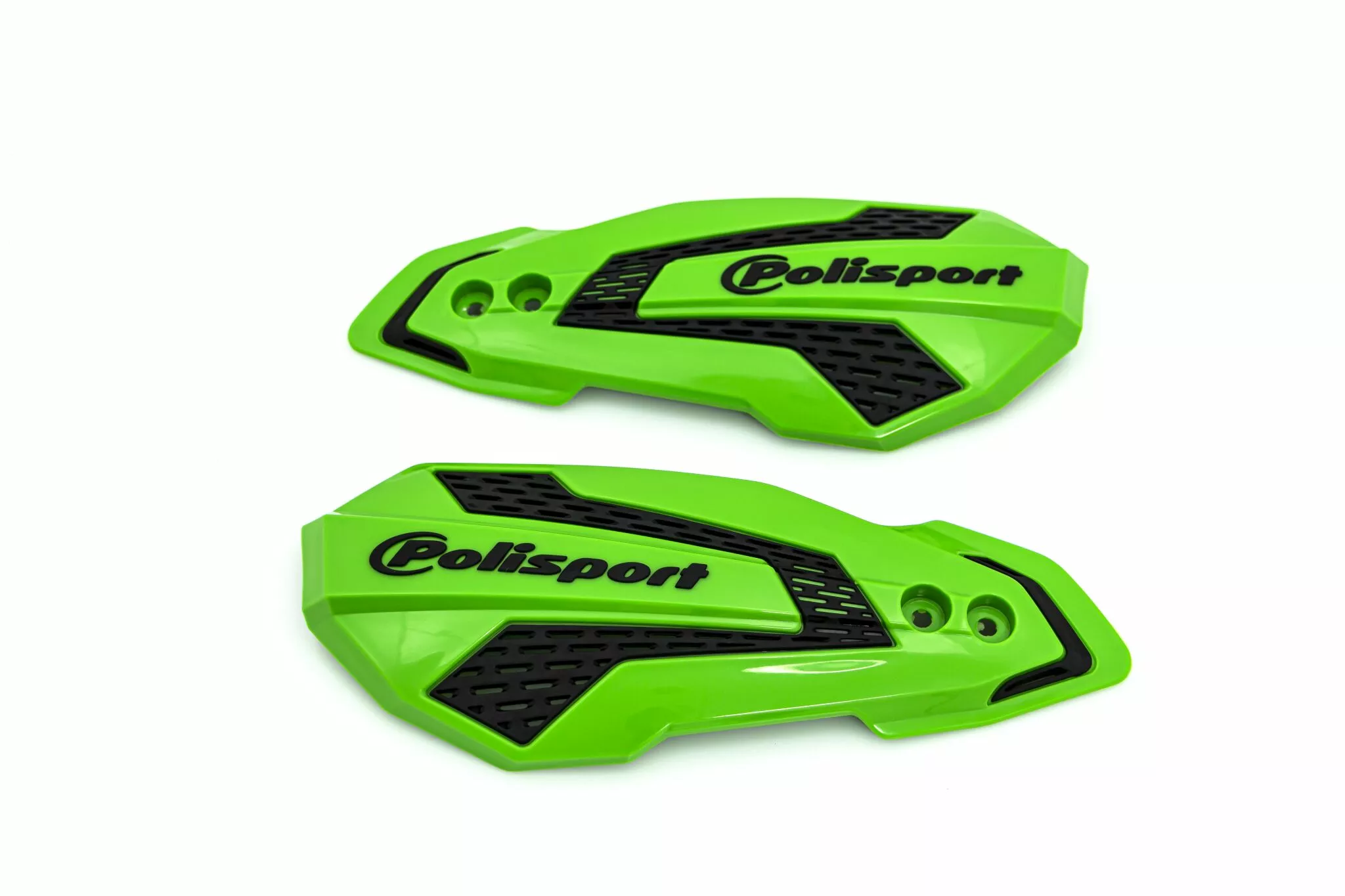 Plastiques de remplacement protège-mains MX Flow Vert/Noir Polisport - vue 2