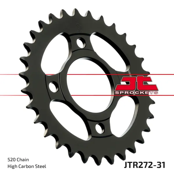 Couronne JT Sprockets 31Z PAS 520 Diamètre Intérieur 058 Entraxe Fixation - vue 2