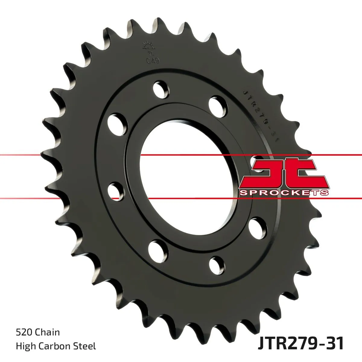 Couronne JT Sprockets 31Z PAS 520 Diamètre Intérieur 058 - vue 2