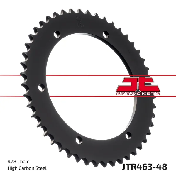 Couronne JT Sprockets 48Z PAS 428 Diamètre Intérieur 134 Entraxe Fixation - vue 2