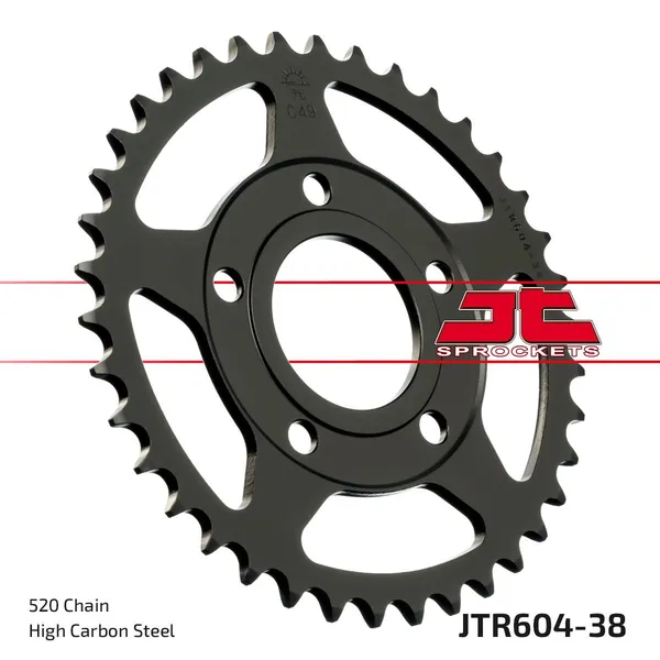 Couronne JT Sprockets 38Z PAS 520 Diamètre intérieur 058 - vue 2