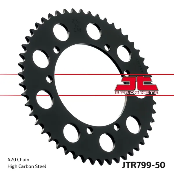 Couronne JT Sprockets 50Z PAS 420 Diamètre Intérieur 110 Entraxe Fixation - vue 2