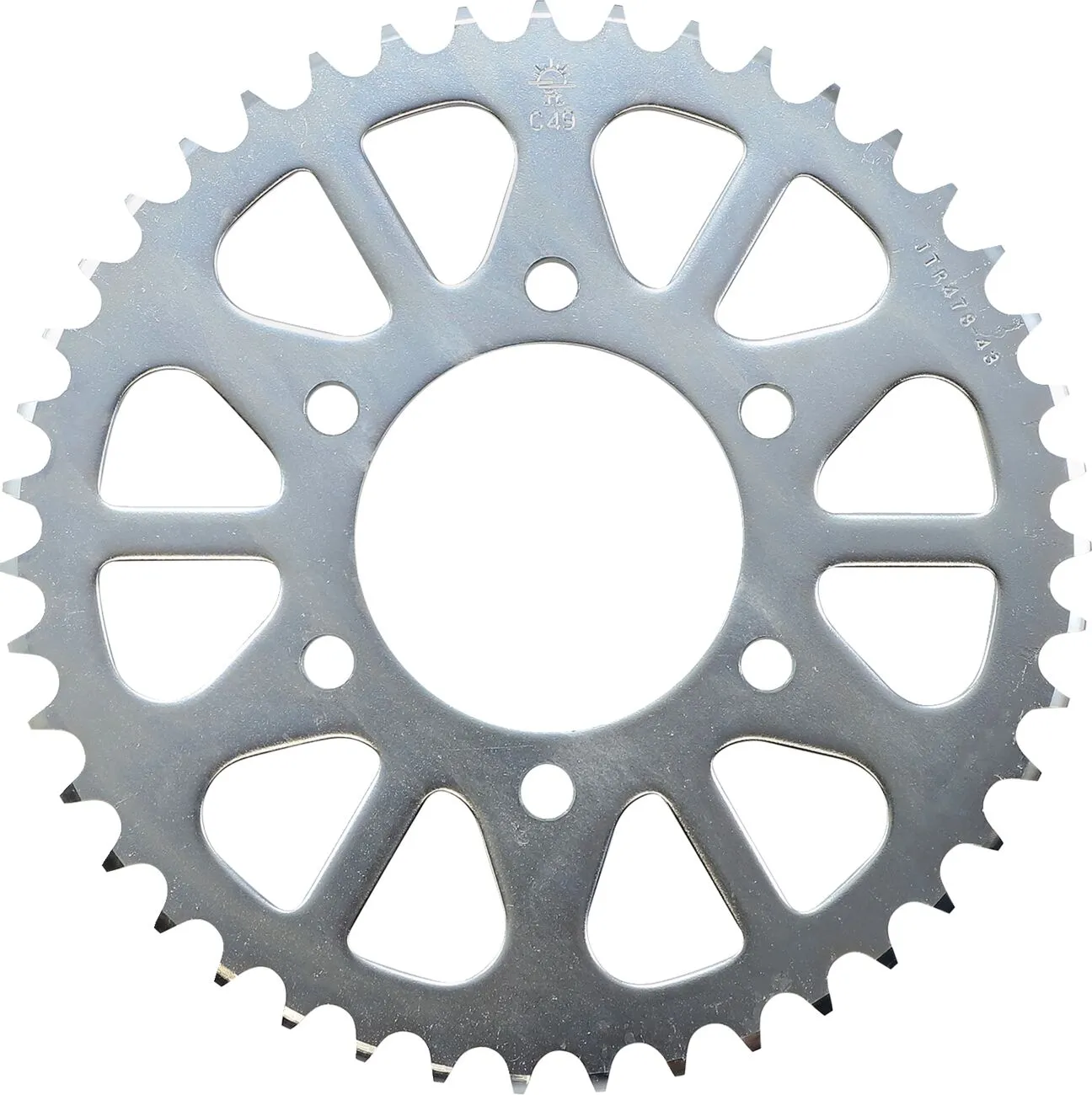 Couronne JT Sprockets 43Z PAS 520 Diamètre Intérieur 080 Entraxe Fixation - vue 2