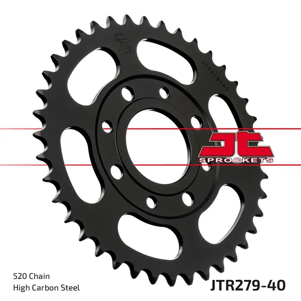 Couronne JT Sprockets 40Z PAS 520 Diamètre intérieur 058 entraxe fixation - vue 3