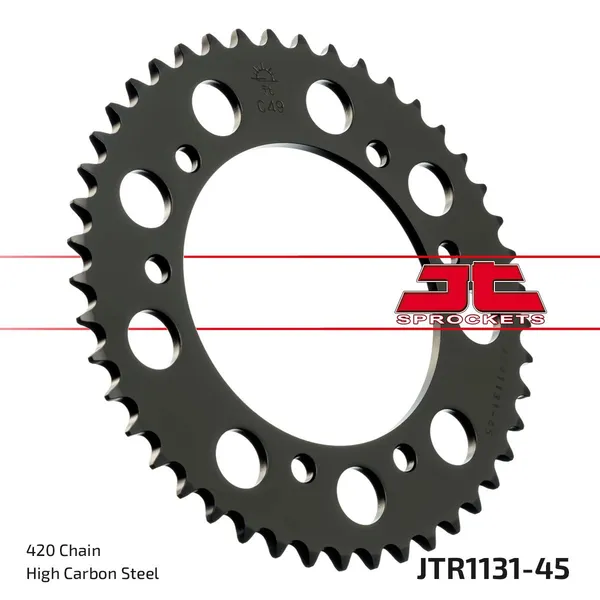 Couronne JT Sprockets 45Z PAS 420 Diamètre intérieur 105 - vue 2