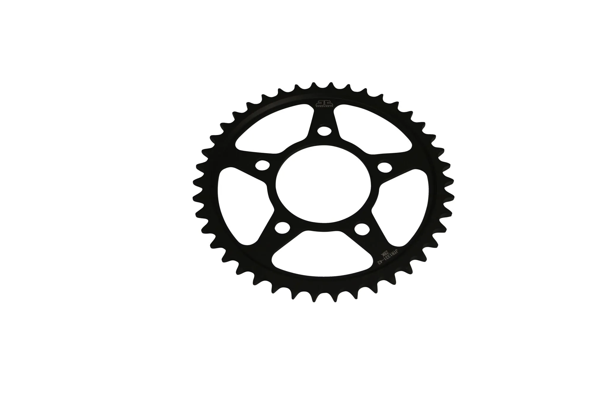 Couronne JT Sprockets 43Z PAS 530 Noir Diamètre Intérieur 154 Entraxe Fixation - vue 2