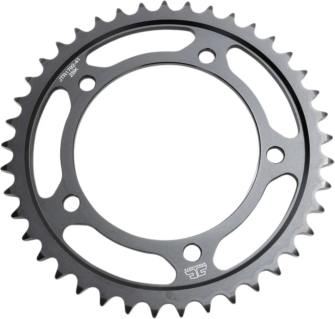 Couronne JT Sprockets 41Z PAS 525 Noir Diamètre Intérieur 120 Entraxe Fixation - vue 2