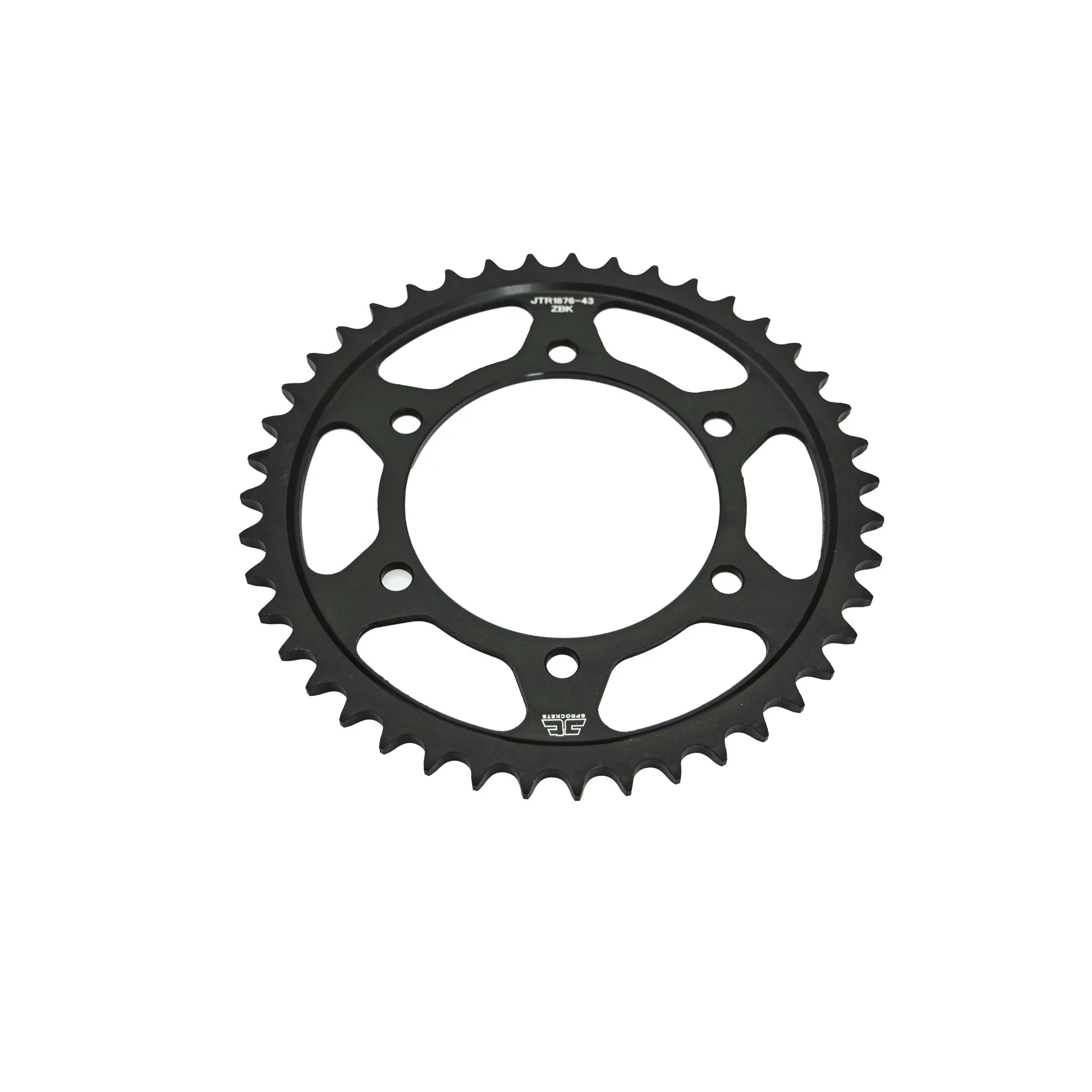 Couronne JT Sprockets 43Z PAS 525 Noir Diamètre Intérieur 110 Entraxe Fixation - vue 2
