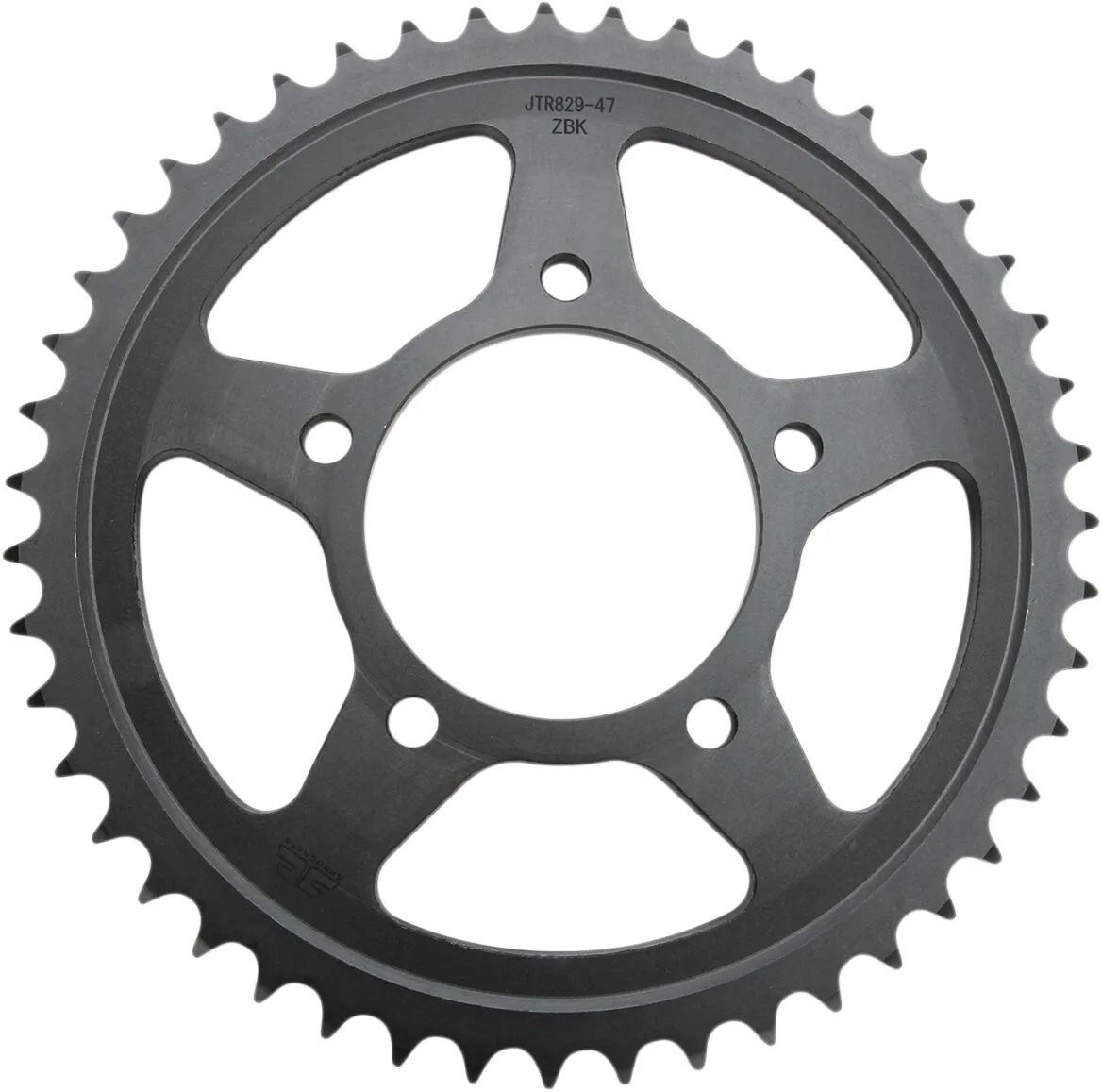 Couronne JT Sprockets 47Z PAS 530 Noir Diamètre Intérieur 087 - vue 2