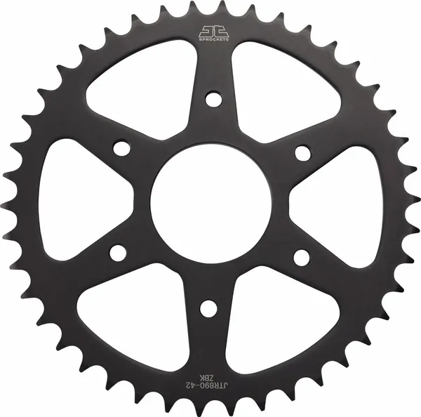 Couronne JT Sprockets 42 dents pas 520 noir diamètre 063 entraxe 110 - vue 2