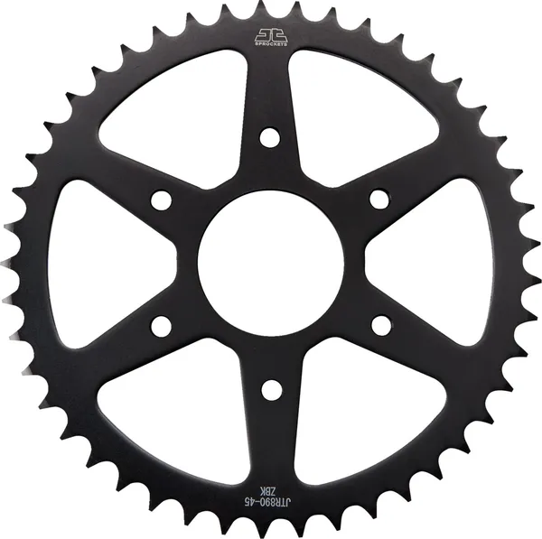 Couronne JT Sprockets 45Z PAS 520 Noir Diamètre Intérieur 063 Entraxe Fixation - vue 2