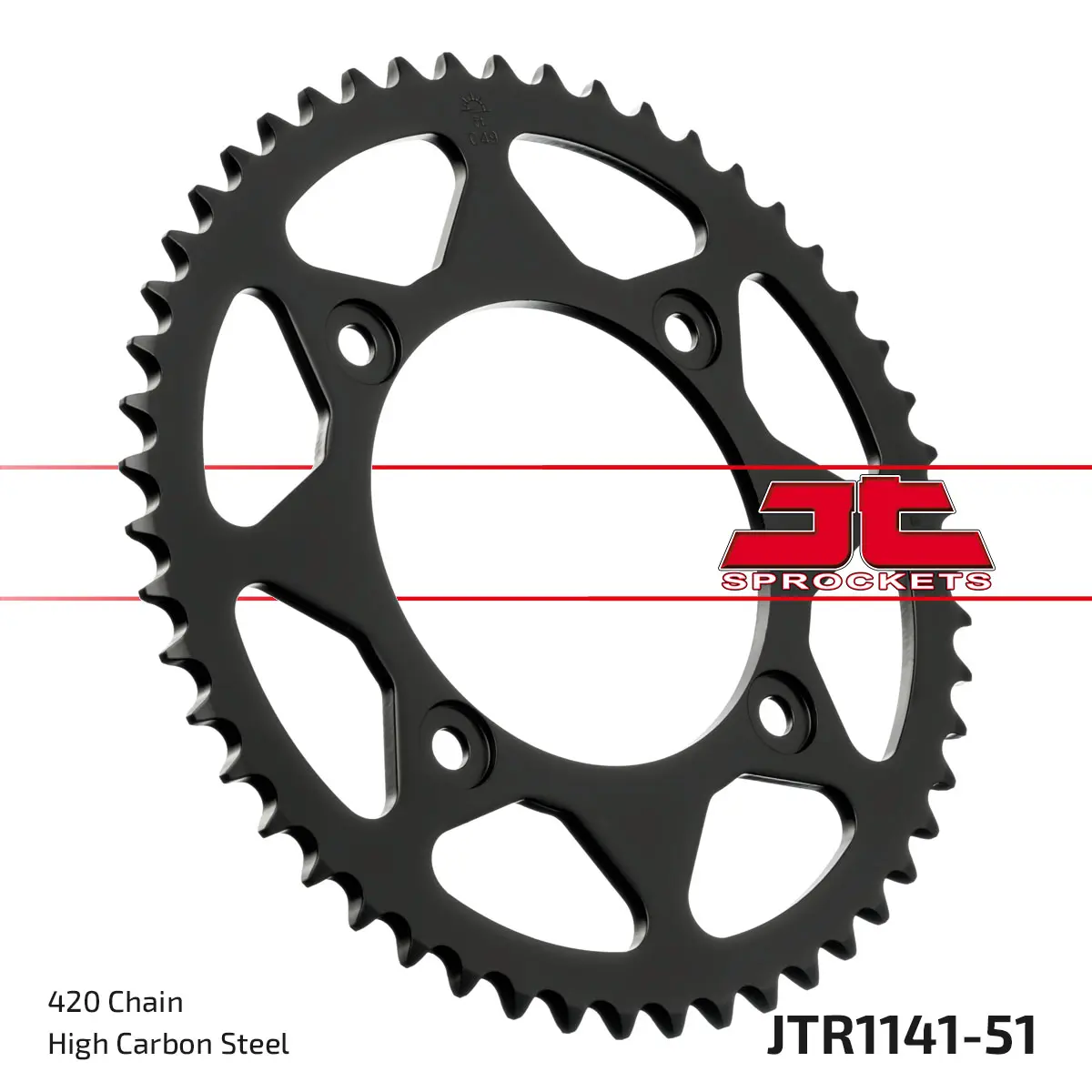 Couronne JT Sprockets 51Z PAS 420 Diamètre Intérieur 100 - vue 3