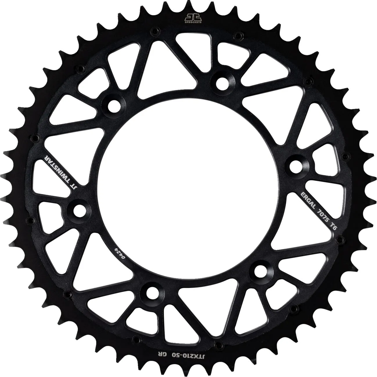 Couronne JT Sprockets Twinstar 50 dents PAS 520 GR - Diamètre intérieur 125 - Entraxe 153 - vue 2
