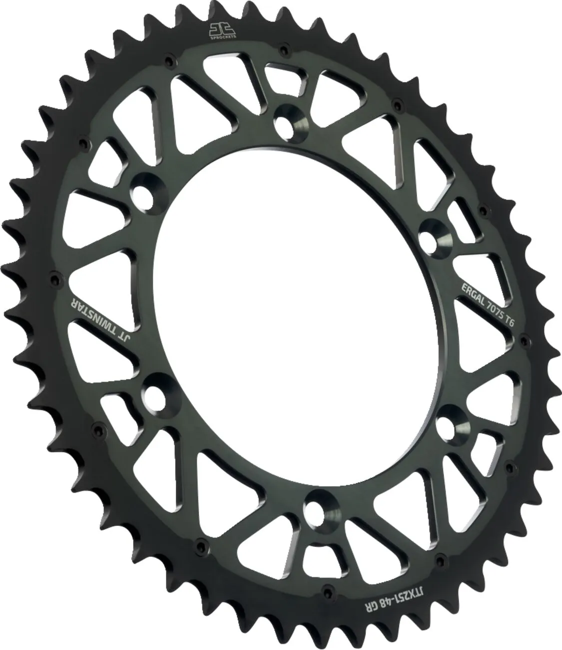 Couronne JT Sprockets Twinstar 48Z PAS 520 GR Diamètre intérieur 130 Entraxe 150 - vue 2