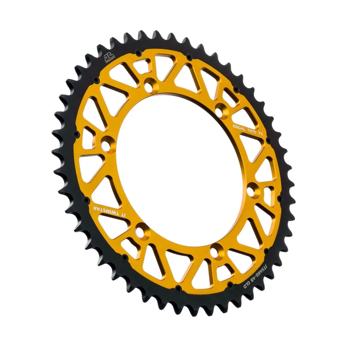 Couronne JT Sprockets Twinstar 48Z PAS 520 GO - vue 2