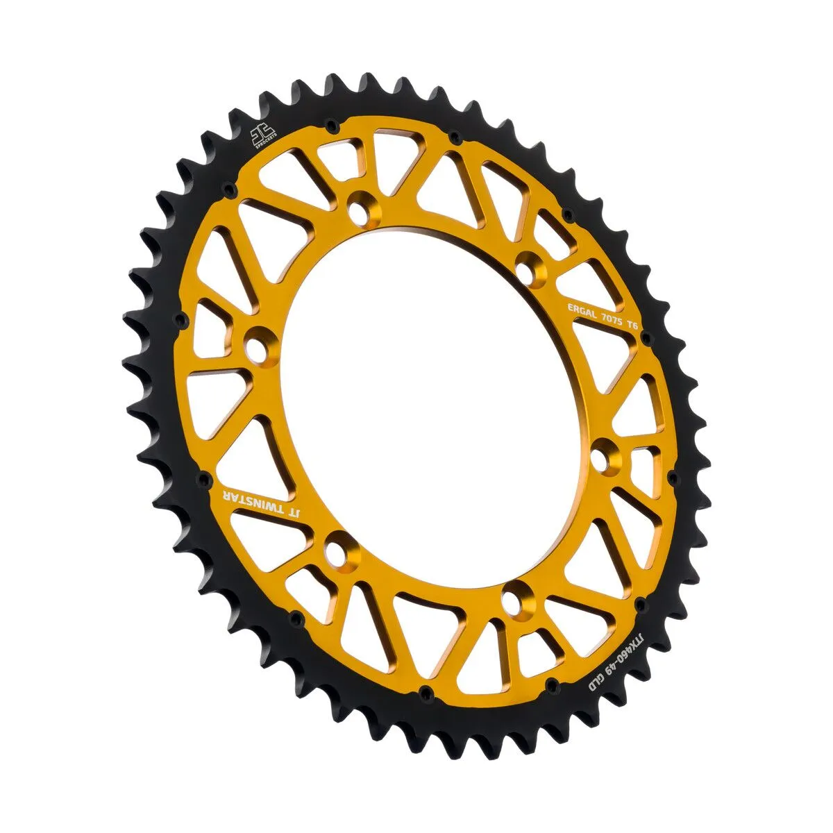 Couronne JT Sprockets Twinstar 49 dents PAS 520 GO - vue 2