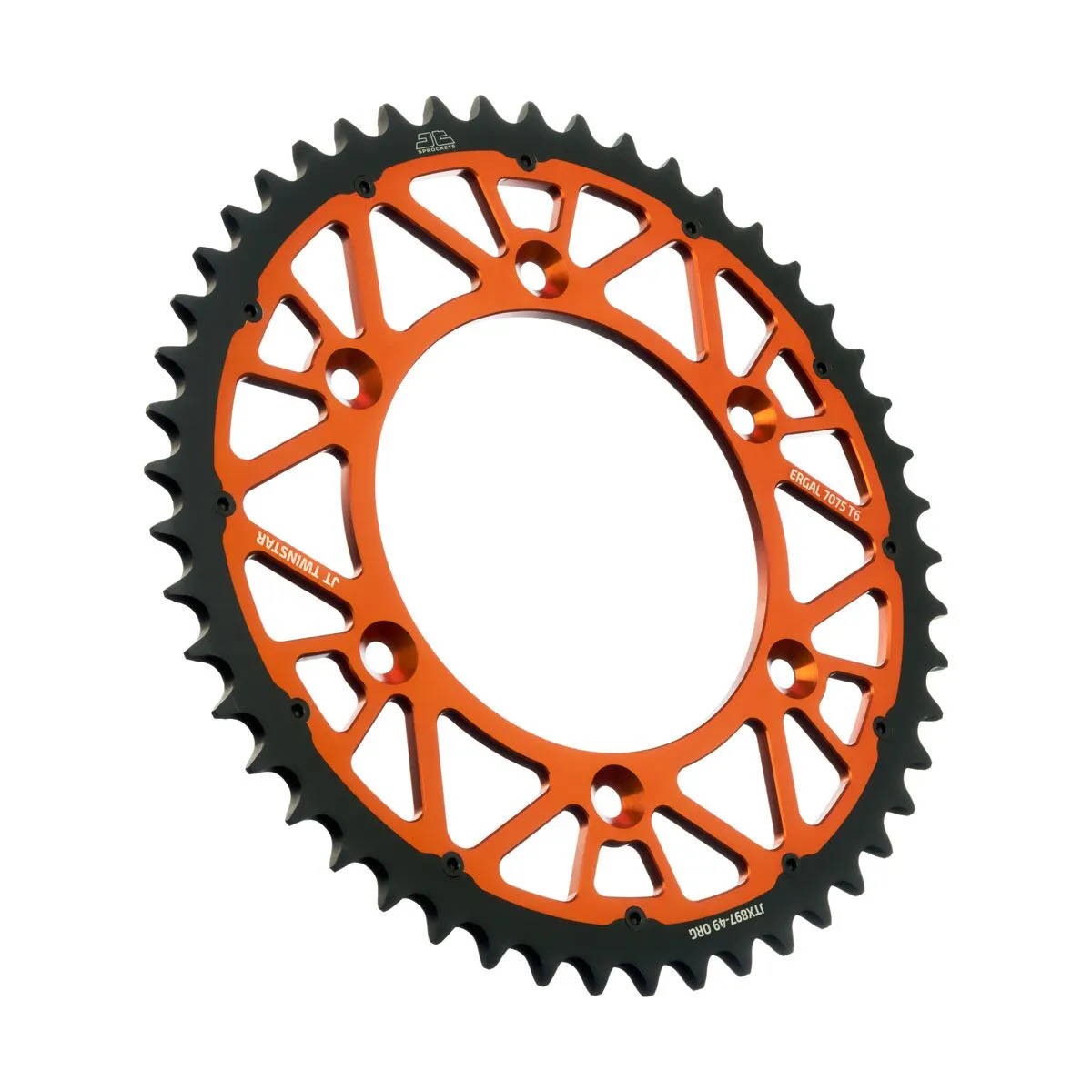 Couronne Twinstar 49 dents PAS 520 OR JT Sprockets - vue 2