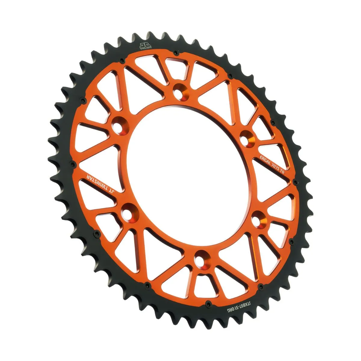 Couronne Twinstar 51 dents PAS 520 OR JT Sprockets 7580501 - vue 2