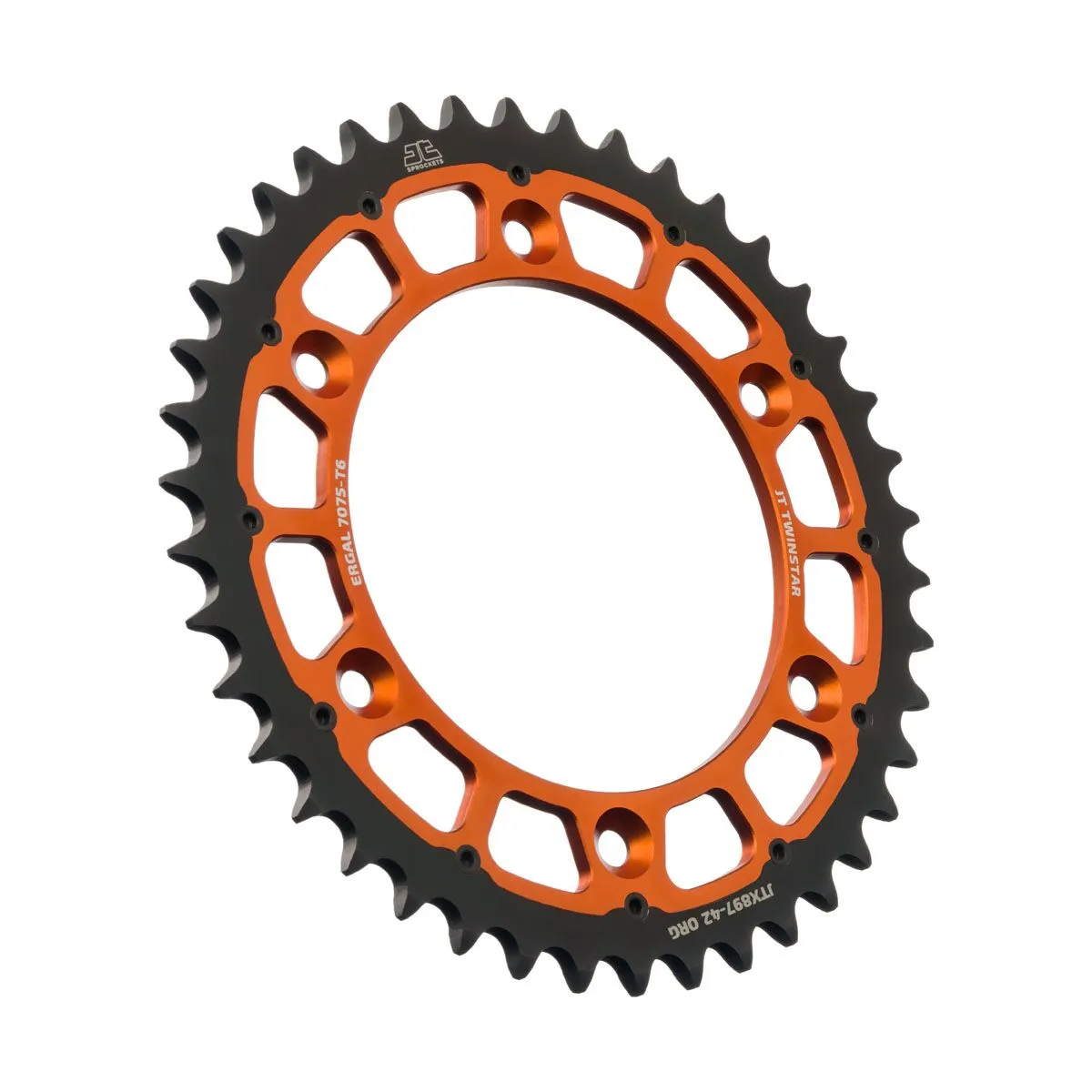 Couronne Twinstar 42 Dents PAS 520 OR JT Sprockets - vue 2